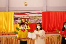 พิธีเปิดโครงการรณรงค์ป้องกันยาเสพติดในสถานศึกษา โรงเรียนกีฬาเทศบาลนครแม่สอด