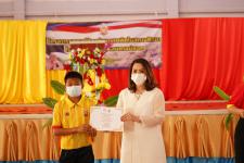 พิธีเปิดโครงการรณรงค์ป้องกันยาเสพติดในสถานศึกษา โรงเรียนกีฬาเทศบาลนครแม่สอด