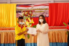 พิธีเปิดโครงการรณรงค์ป้องกันยาเสพติดในสถานศึกษา โรงเรียนกีฬาเทศบาลนครแม่สอด