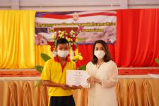 พิธีเปิดโครงการรณรงค์ป้องกันยาเสพติดในสถานศึกษา โรงเรียนกีฬาเทศบาลนครแม่สอด