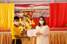 พิธีเปิดโครงการรณรงค์ป้องกันยาเสพติดในสถานศึกษา โรงเรียนกีฬาเทศบาลนครแม่สอด