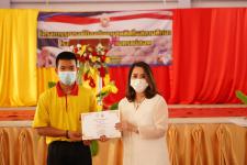 พิธีเปิดโครงการรณรงค์ป้องกันยาเสพติดในสถานศึกษา โรงเรียนกีฬาเทศบาลนครแม่สอด