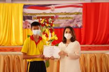 พิธีเปิดโครงการรณรงค์ป้องกันยาเสพติดในสถานศึกษา โรงเรียนกีฬาเทศบาลนครแม่สอด