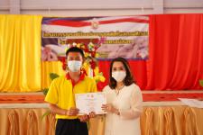 พิธีเปิดโครงการรณรงค์ป้องกันยาเสพติดในสถานศึกษา โรงเรียนกีฬาเทศบาลนครแม่สอด