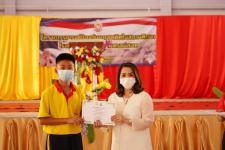 พิธีเปิดโครงการรณรงค์ป้องกันยาเสพติดในสถานศึกษา โรงเรียนกีฬาเทศบาลนครแม่สอด