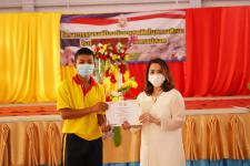 พิธีเปิดโครงการรณรงค์ป้องกันยาเสพติดในสถานศึกษา โรงเรียนกีฬาเทศบาลนครแม่สอด