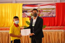 พิธีเปิดโครงการรณรงค์ป้องกันยาเสพติดในสถานศึกษา โรงเรียนกีฬาเทศบาลนครแม่สอด