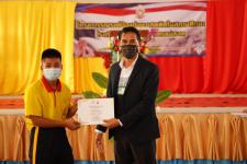 พิธีเปิดโครงการรณรงค์ป้องกันยาเสพติดในสถานศึกษา โรงเรียนกีฬาเทศบาลนครแม่สอด