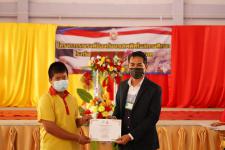 พิธีเปิดโครงการรณรงค์ป้องกันยาเสพติดในสถานศึกษา โรงเรียนกีฬาเทศบาลนครแม่สอด