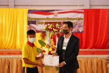 พิธีเปิดโครงการรณรงค์ป้องกันยาเสพติดในสถานศึกษา โรงเรียนกีฬาเทศบาลนครแม่สอด