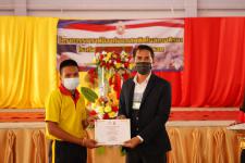 พิธีเปิดโครงการรณรงค์ป้องกันยาเสพติดในสถานศึกษา โรงเรียนกีฬาเทศบาลนครแม่สอด