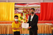 พิธีเปิดโครงการรณรงค์ป้องกันยาเสพติดในสถานศึกษา โรงเรียนกีฬาเทศบาลนครแม่สอด