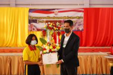 พิธีเปิดโครงการรณรงค์ป้องกันยาเสพติดในสถานศึกษา โรงเรียนกีฬาเทศบาลนครแม่สอด