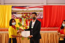 พิธีเปิดโครงการรณรงค์ป้องกันยาเสพติดในสถานศึกษา โรงเรียนกีฬาเทศบาลนครแม่สอด