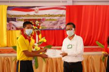 พิธีเปิดโครงการรณรงค์ป้องกันยาเสพติดในสถานศึกษา โรงเรียนกีฬาเทศบาลนครแม่สอด