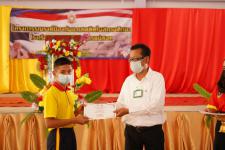 พิธีเปิดโครงการรณรงค์ป้องกันยาเสพติดในสถานศึกษา โรงเรียนกีฬาเทศบาลนครแม่สอด