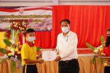 พิธีเปิดโครงการรณรงค์ป้องกันยาเสพติดในสถานศึกษา โรงเรียนกีฬาเทศบาลนครแม่สอด