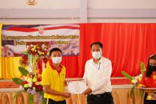 พิธีเปิดโครงการรณรงค์ป้องกันยาเสพติดในสถานศึกษา โรงเรียนกีฬาเทศบาลนครแม่สอด