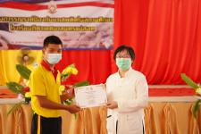 พิธีเปิดโครงการรณรงค์ป้องกันยาเสพติดในสถานศึกษา โรงเรียนกีฬาเทศบาลนครแม่สอด