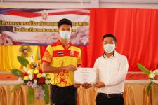 พิธีเปิดโครงการรณรงค์ป้องกันยาเสพติดในสถานศึกษา โรงเรียนกีฬาเทศบาลนครแม่สอด