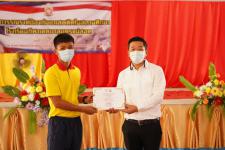 พิธีเปิดโครงการรณรงค์ป้องกันยาเสพติดในสถานศึกษา โรงเรียนกีฬาเทศบาลนครแม่สอด