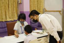 คณะกรรมการตรวจเยี่ยมสนามสอบ การประเมินความสามารถมารถด้านการอ่านของผู็เรียน (RT) ชั้นประถมศึกษาปีที่ 1 ปีการศึกาา 2563 ได้ลงพื้นที่ตรวจเี่ยมสนามสอบ