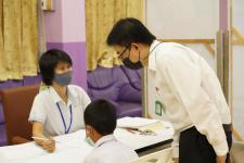 คณะกรรมการตรวจเยี่ยมสนามสอบ การประเมินความสามารถมารถด้านการอ่านของผู็เรียน (RT) ชั้นประถมศึกษาปีที่ 1 ปีการศึกาา 2563 ได้ลงพื้นที่ตรวจเี่ยมสนามสอบ