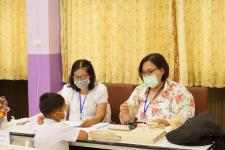 คณะกรรมการตรวจเยี่ยมสนามสอบ การประเมินความสามารถมารถด้านการอ่านของผู็เรียน (RT) ชั้นประถมศึกษาปีที่ 1 ปีการศึกาา 2563 ได้ลงพื้นที่ตรวจเี่ยมสนามสอบ