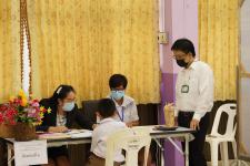 คณะกรรมการตรวจเยี่ยมสนามสอบ การประเมินความสามารถมารถด้านการอ่านของผู็เรียน (RT) ชั้นประถมศึกษาปีที่ 1 ปีการศึกาา 2563 ได้ลงพื้นที่ตรวจเี่ยมสนามสอบ