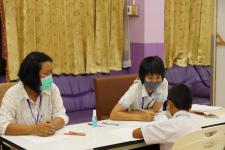 คณะกรรมการตรวจเยี่ยมสนามสอบ การประเมินความสามารถมารถด้านการอ่านของผู็เรียน (RT) ชั้นประถมศึกษาปีที่ 1 ปีการศึกาา 2563 ได้ลงพื้นที่ตรวจเี่ยมสนามสอบ