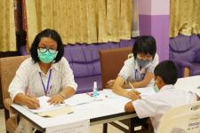 คณะกรรมการตรวจเยี่ยมสนามสอบ การประเมินความสามารถมารถด้านการอ่านของผู็เรียน (RT) ชั้นประถมศึกษาปีที่ 1 ปีการศึกาา 2563 ได้ลงพื้นที่ตรวจเี่ยมสนามสอบ