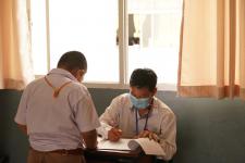 คณะกรรมการตรวจเยี่ยมสนามสอบ การประเมินความสามารถมารถด้านการอ่านของผู็เรียน (RT) ชั้นประถมศึกษาปีที่ 1 ปีการศึกาา 2563 ได้ลงพื้นที่ตรวจเี่ยมสนามสอบ