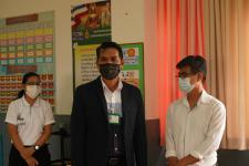 คณะกรรมการตรวจเยี่ยมสนามสอบ การประเมินความสามารถมารถด้านการอ่านของผู็เรียน (RT) ชั้นประถมศึกษาปีที่ 1 ปีการศึกาา 2563 ได้ลงพื้นที่ตรวจเี่ยมสนามสอบ