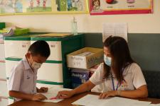 คณะกรรมการตรวจเยี่ยมสนามสอบ การประเมินความสามารถมารถด้านการอ่านของผู็เรียน (RT) ชั้นประถมศึกษาปีที่ 1 ปีการศึกาา 2563 ได้ลงพื้นที่ตรวจเี่ยมสนามสอบ