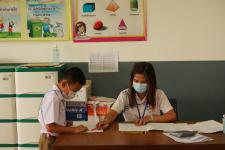 คณะกรรมการตรวจเยี่ยมสนามสอบ การประเมินความสามารถมารถด้านการอ่านของผู็เรียน (RT) ชั้นประถมศึกษาปีที่ 1 ปีการศึกาา 2563 ได้ลงพื้นที่ตรวจเี่ยมสนามสอบ