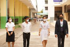 คณะกรรมการตรวจเยี่ยมสนามสอบ การประเมินความสามารถมารถด้านการอ่านของผู็เรียน (RT) ชั้นประถมศึกษาปีที่ 1 ปีการศึกาา 2563 ได้ลงพื้นที่ตรวจเี่ยมสนามสอบ