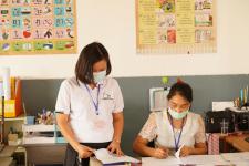 คณะกรรมการตรวจเยี่ยมสนามสอบ การประเมินความสามารถมารถด้านการอ่านของผู็เรียน (RT) ชั้นประถมศึกษาปีที่ 1 ปีการศึกาา 2563 ได้ลงพื้นที่ตรวจเี่ยมสนามสอบ