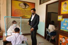 คณะกรรมการตรวจเยี่ยมสนามสอบ การประเมินความสามารถมารถด้านการอ่านของผู็เรียน (RT) ชั้นประถมศึกษาปีที่ 1 ปีการศึกาา 2563 ได้ลงพื้นที่ตรวจเี่ยมสนามสอบ