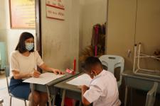 คณะกรรมการตรวจเยี่ยมสนามสอบ การประเมินความสามารถมารถด้านการอ่านของผู็เรียน (RT) ชั้นประถมศึกษาปีที่ 1 ปีการศึกาา 2563 ได้ลงพื้นที่ตรวจเี่ยมสนามสอบ