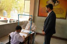 คณะกรรมการตรวจเยี่ยมสนามสอบ การประเมินความสามารถมารถด้านการอ่านของผู็เรียน (RT) ชั้นประถมศึกษาปีที่ 1 ปีการศึกาา 2563 ได้ลงพื้นที่ตรวจเี่ยมสนามสอบ