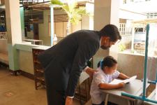 คณะกรรมการตรวจเยี่ยมสนามสอบ การประเมินความสามารถมารถด้านการอ่านของผู็เรียน (RT) ชั้นประถมศึกษาปีที่ 1 ปีการศึกาา 2563 ได้ลงพื้นที่ตรวจเี่ยมสนามสอบ