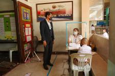 คณะกรรมการตรวจเยี่ยมสนามสอบ การประเมินความสามารถมารถด้านการอ่านของผู็เรียน (RT) ชั้นประถมศึกษาปีที่ 1 ปีการศึกาา 2563 ได้ลงพื้นที่ตรวจเี่ยมสนามสอบ