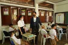 คณะกรรมการตรวจเยี่ยมสนามสอบ การประเมินความสามารถมารถด้านการอ่านของผู็เรียน (RT) ชั้นประถมศึกษาปีที่ 1 ปีการศึกาา 2563 ได้ลงพื้นที่ตรวจเี่ยมสนามสอบ