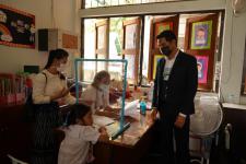 คณะกรรมการตรวจเยี่ยมสนามสอบ การประเมินความสามารถมารถด้านการอ่านของผู็เรียน (RT) ชั้นประถมศึกษาปีที่ 1 ปีการศึกาา 2563 ได้ลงพื้นที่ตรวจเี่ยมสนามสอบ