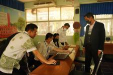 คณะกรรมการตรวจเยี่ยมสนามสอบ การประเมินความสามารถมารถด้านการอ่านของผู็เรียน (RT) ชั้นประถมศึกษาปีที่ 1 ปีการศึกาา 2563 ได้ลงพื้นที่ตรวจเี่ยมสนามสอบ