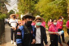 กองการศึกษาร่วมเดินรณรงค์ให้ประชาชนไปใช้สิทธิเลือกตั้ง