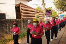 กองการศึกษาร่วมเดินรณรงค์ให้ประชาชนไปใช้สิทธิเลือกตั้ง