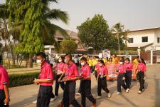 กองการศึกษาร่วมเดินรณรงค์ให้ประชาชนไปใช้สิทธิเลือกตั้ง