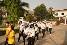 กองการศึกษาร่วมเดินรณรงค์ให้ประชาชนไปใช้สิทธิเลือกตั้ง