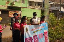 กองการศึกษาร่วมเดินรณรงค์ให้ประชาชนไปใช้สิทธิเลือกตั้ง